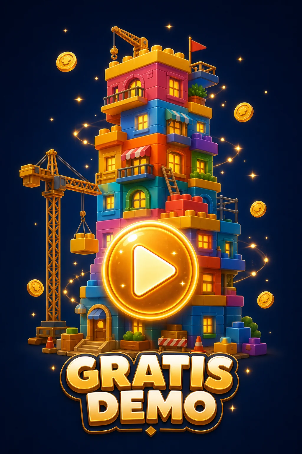 Tower Rush Demo kostenlos starten - Bildschirm mit virtuellem Guthaben